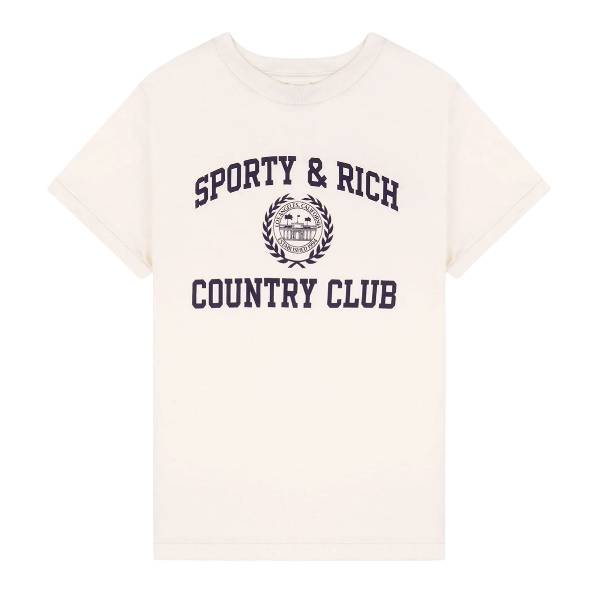 Sporty & Rich（スポーティー＆リッチ）| Varsity Crest Essential Tee