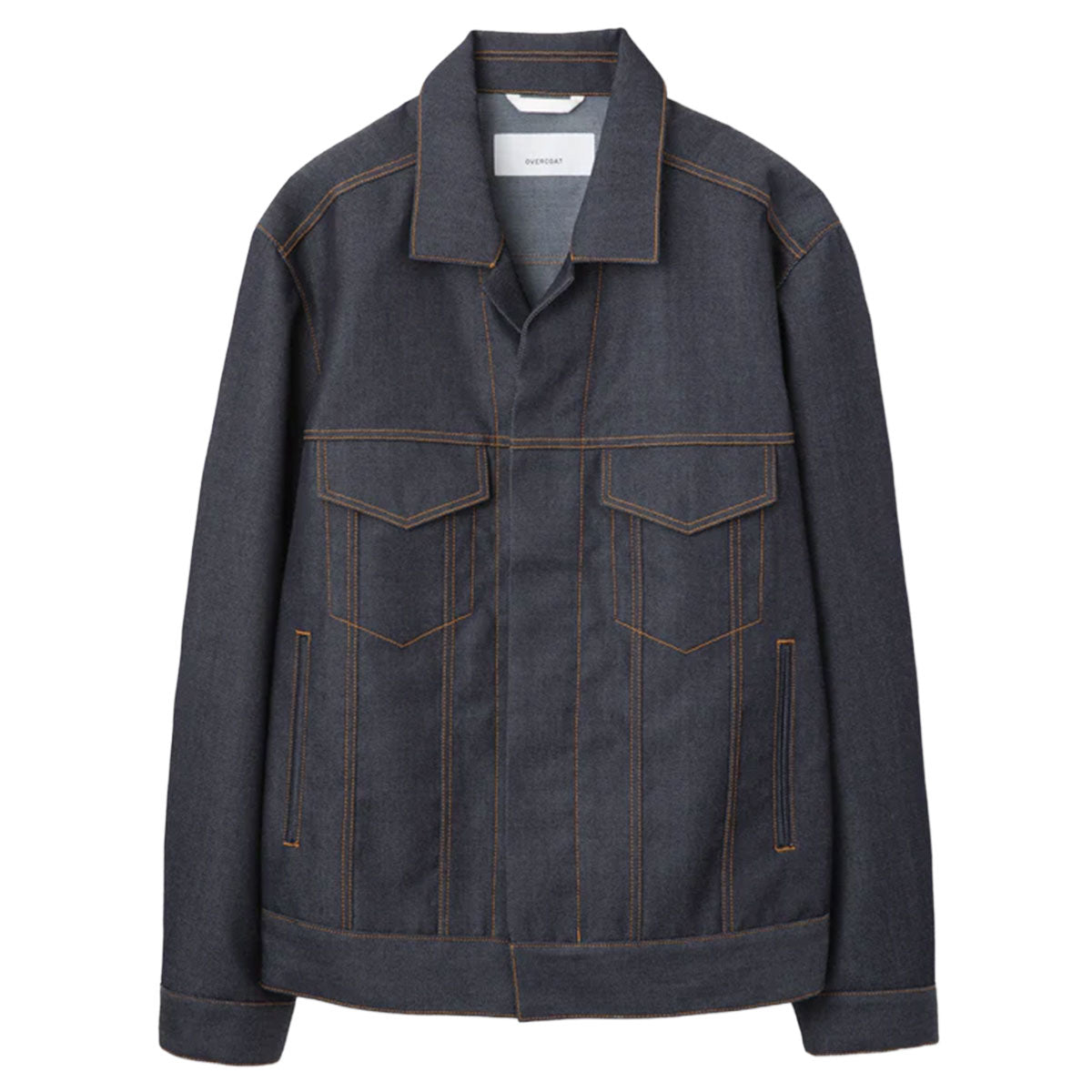 OVERCOAT（オーバーコート）| denim jacket in wool denim デニム調