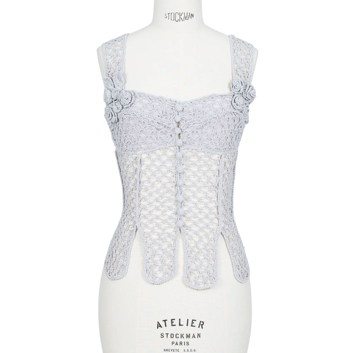 FETICO（フェティコ）| HAND-KNITTED ROSE BUSTIER – MONA MACHO