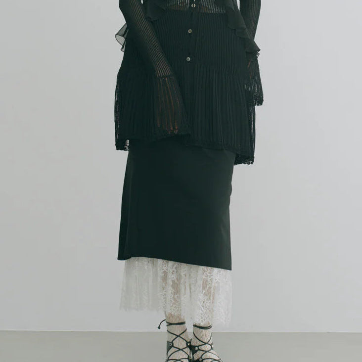 FETICO（フェティコ）| PLEATED PANELED SKIRT プリーツパネルスカート