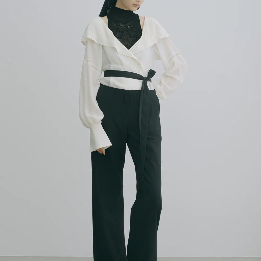 FETICO（フェティコ）| DAMASK LACE KNIT TURTLENECK BODYSUIT レース