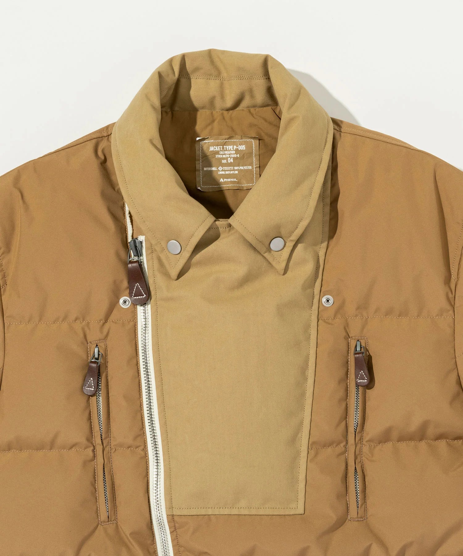 phenix(フェニックス)| JACKET, TYPE P-005 ダウン/フェザー入り phenix(フェニックス)| JACKET, TYPE P-005 ダウン/フェザー入り