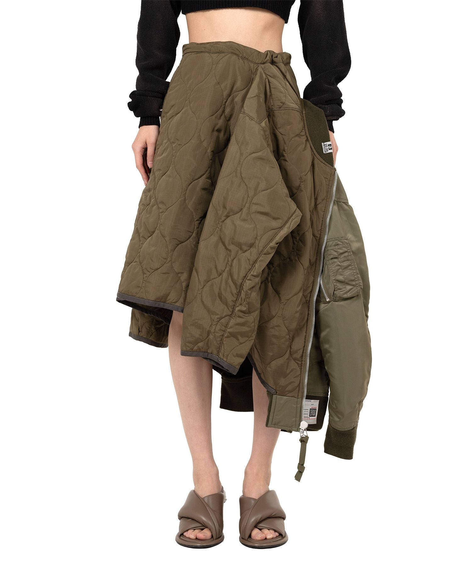 メゾンミハラヤスヒロ　Transform Flight Jacket Skirt Maison Mihara Yasuhiro（メゾン ミハラヤスヒロ）| Transform Flight