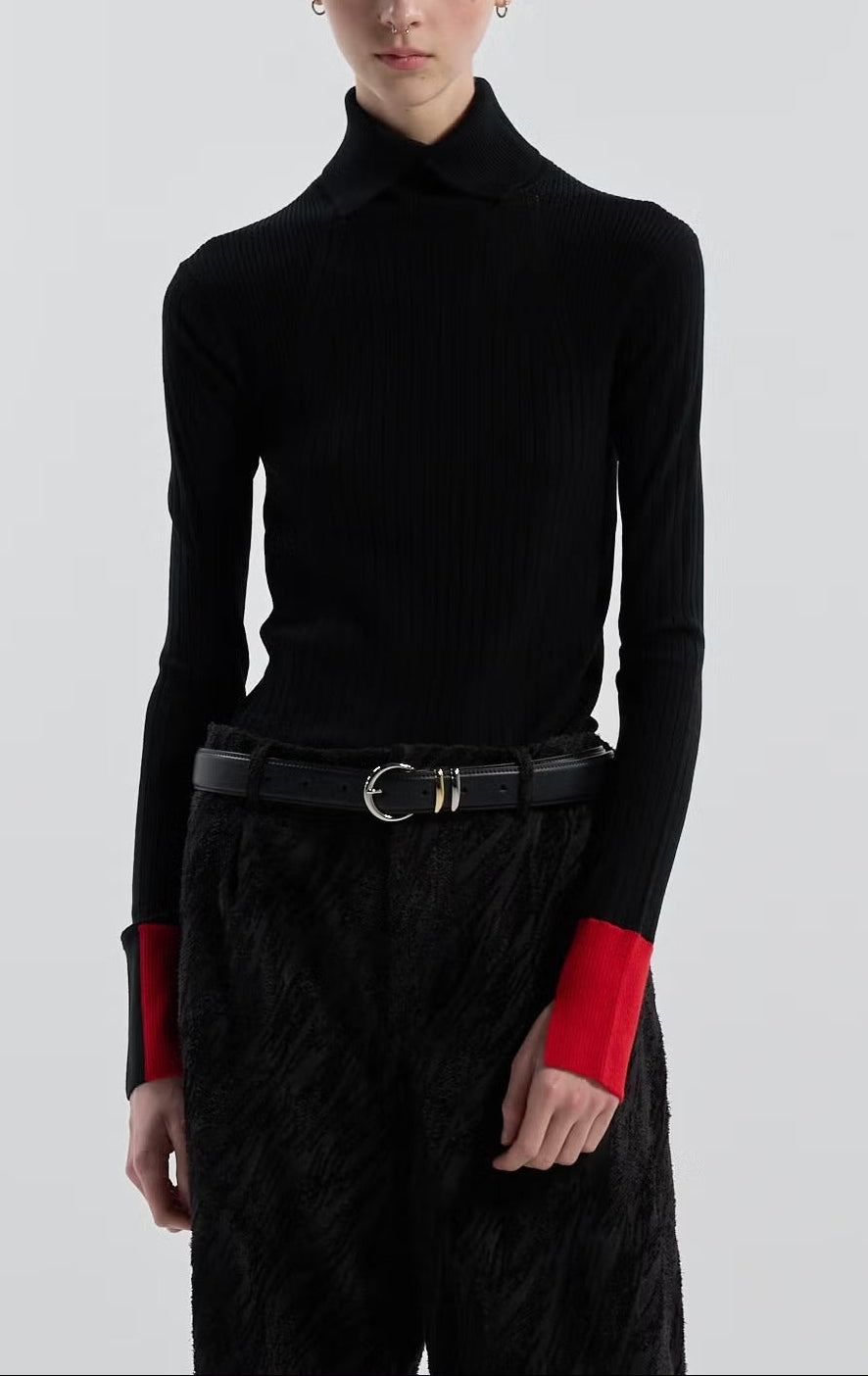 15.5μ WOOL / TURTLENECK KNIT