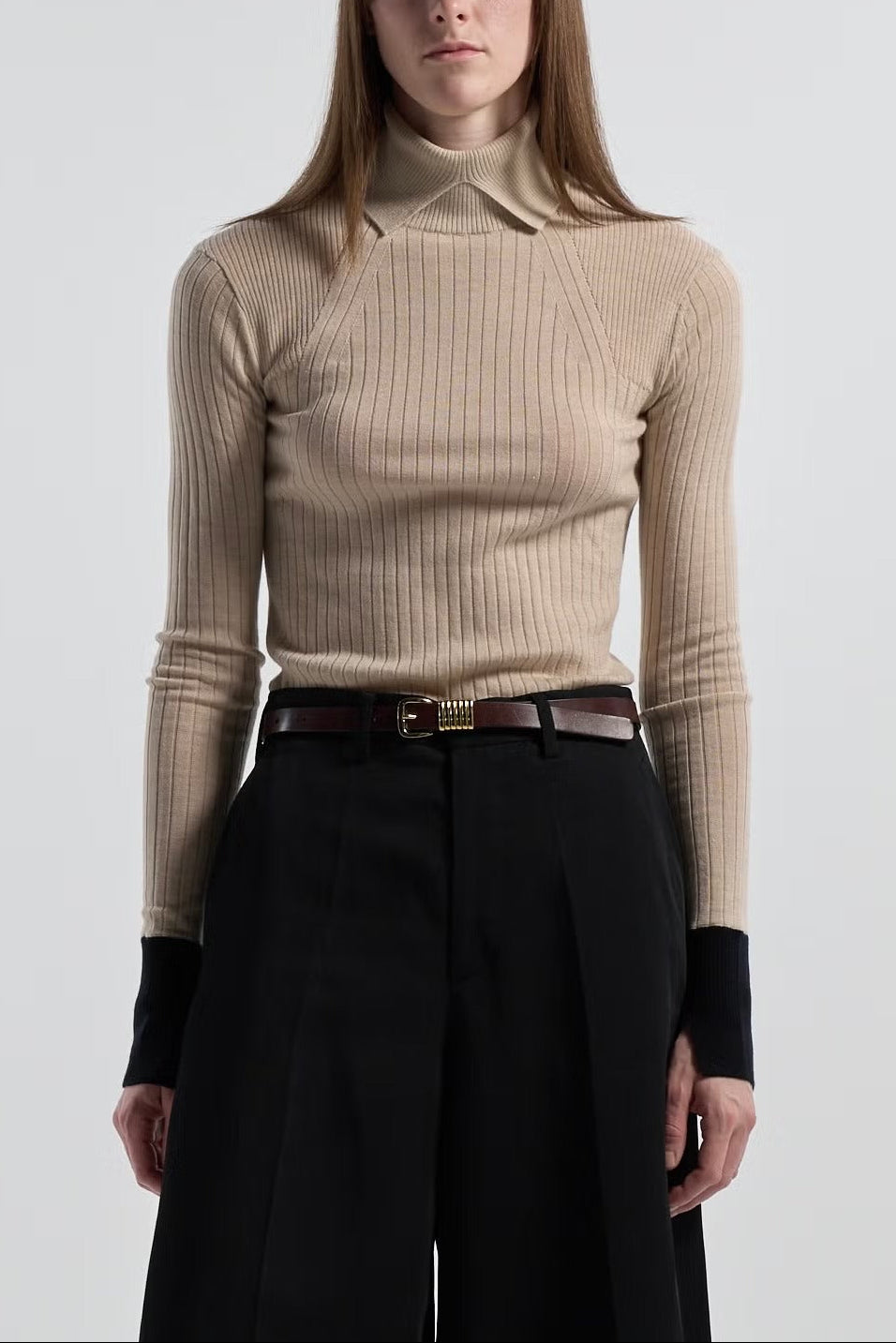 15.5μ WOOL / TURTLENECK KNIT