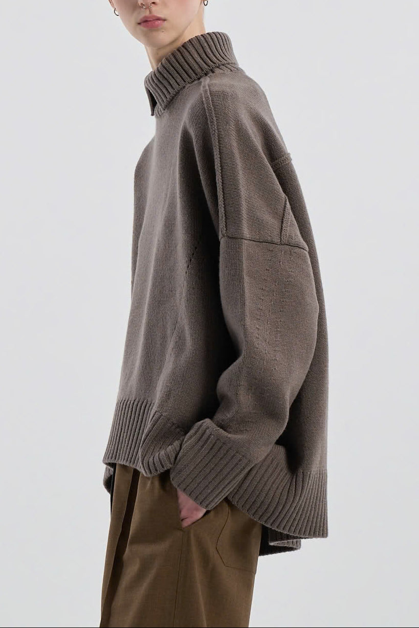 OVERSIZE TURTLENECK KNIT