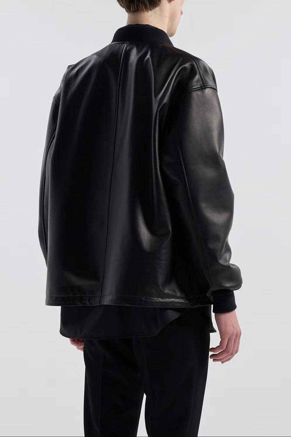 LEATHER BLOUSON