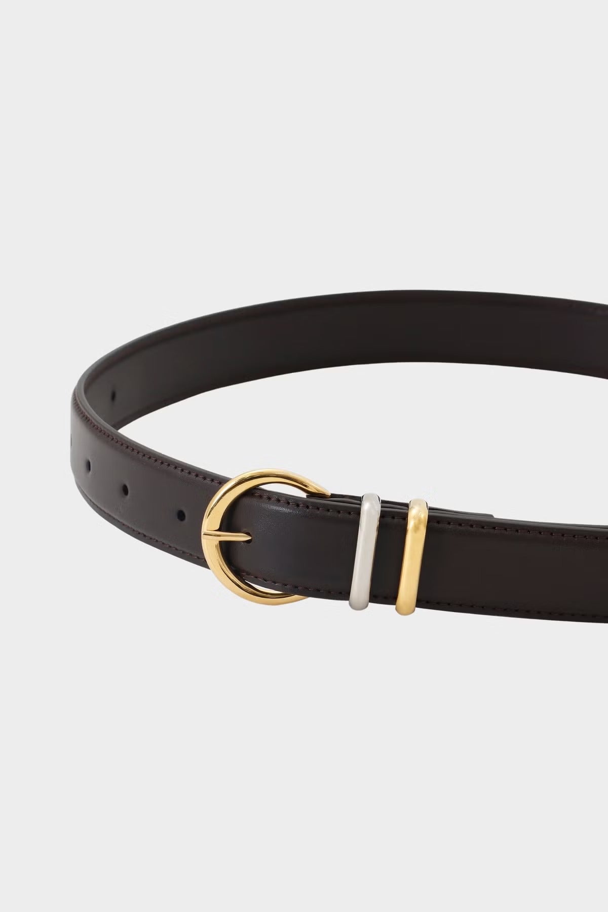 LEATHER BELT [BROWN]