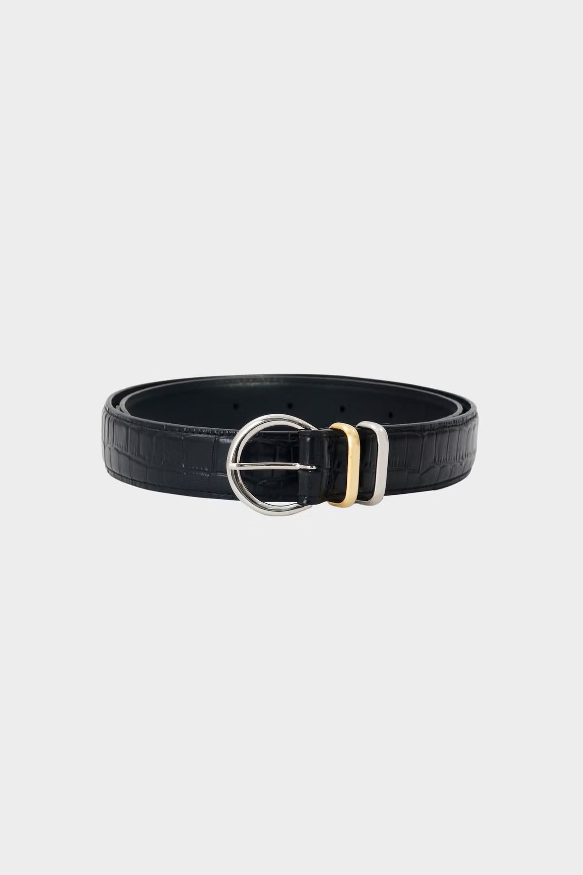 EMBOSSED LEATHER BELT