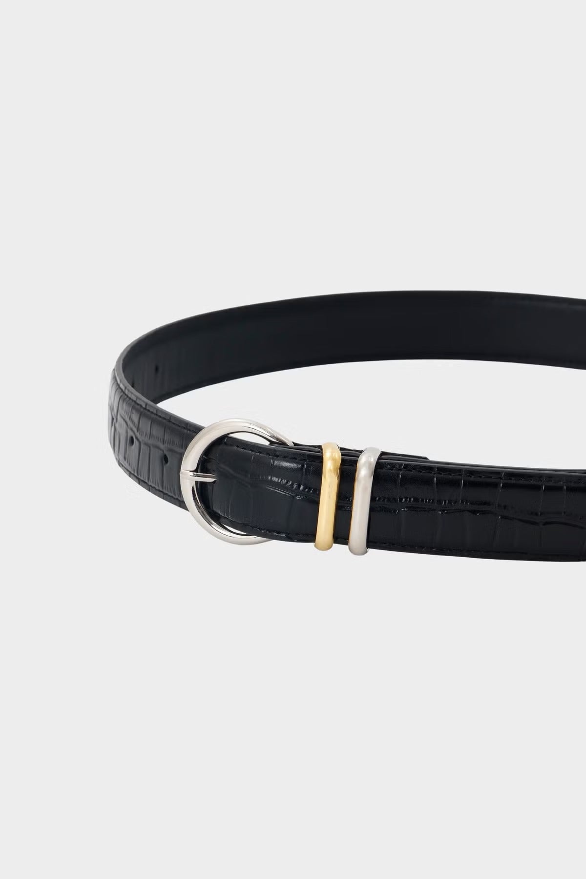 EMBOSSED LEATHER BELT