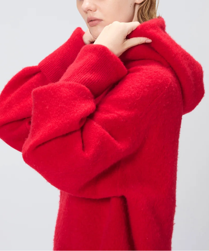 Felted Oversized Hoodie