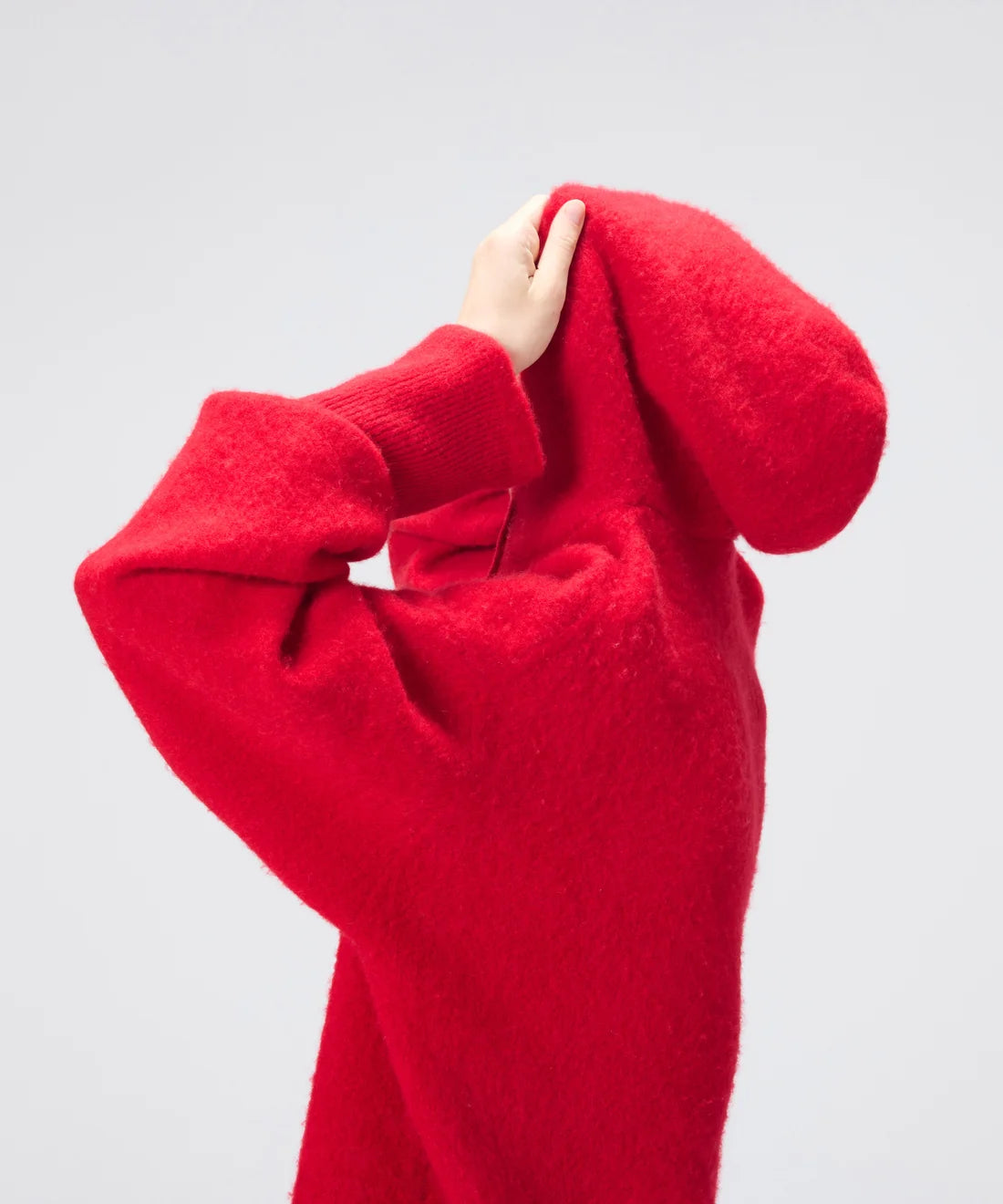 Felted Oversized Hoodie