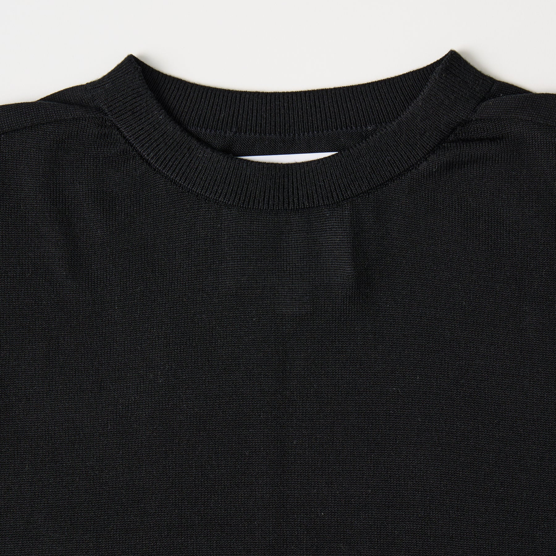 WASHABLE SILK S/S KNIT PULLOVER