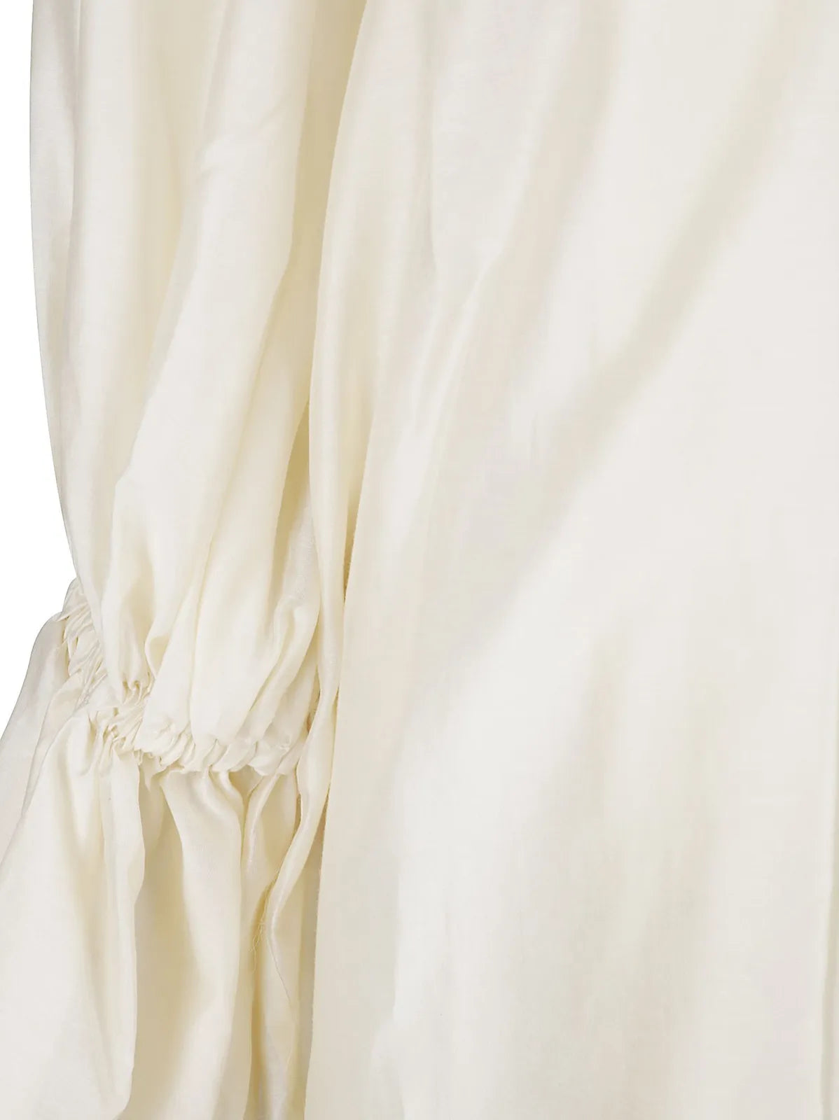 ESTELLE SHEER HIGH-COLLAR TOP
