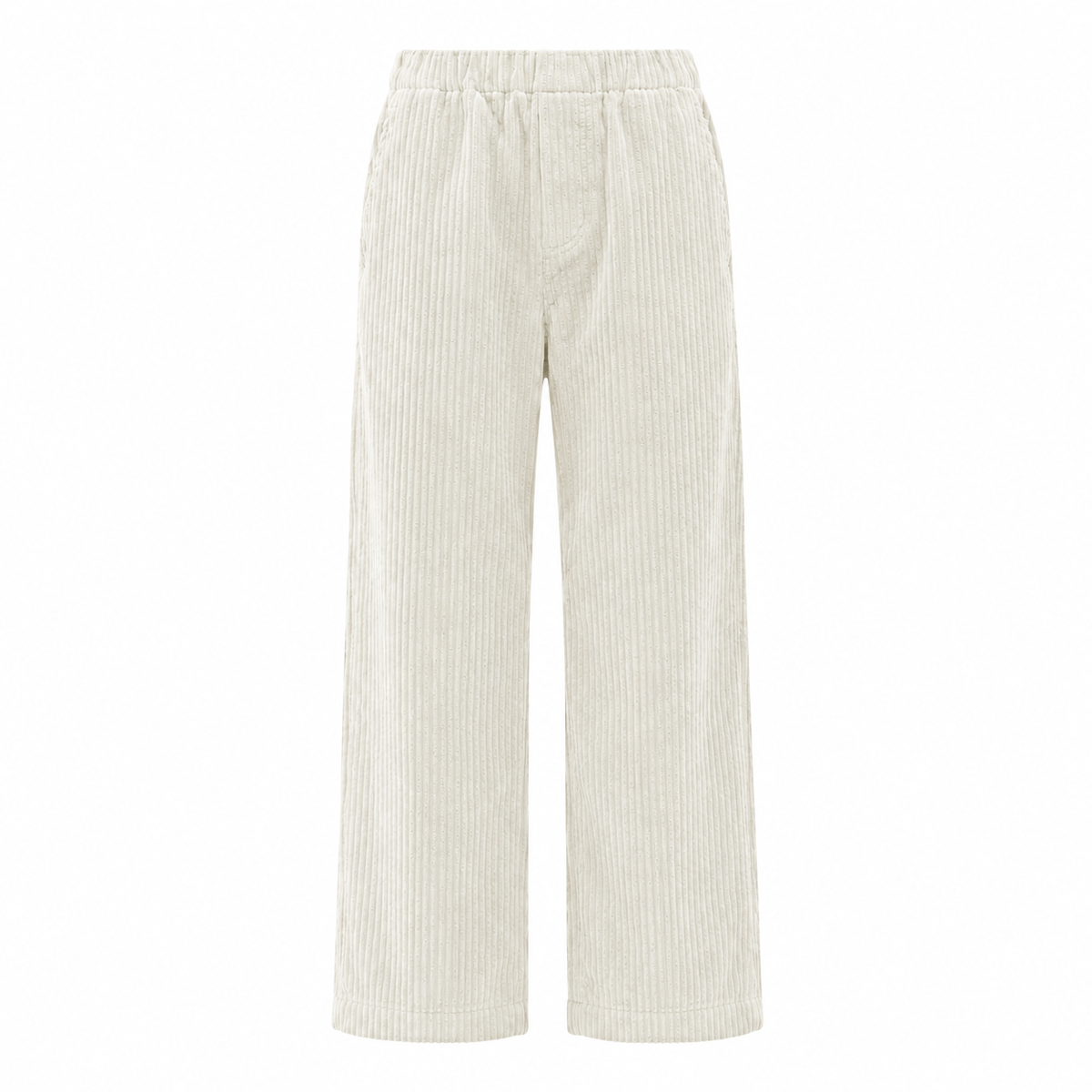 Ed Unlined Exaggerated Cotton Corduroy Drawstring Trousers