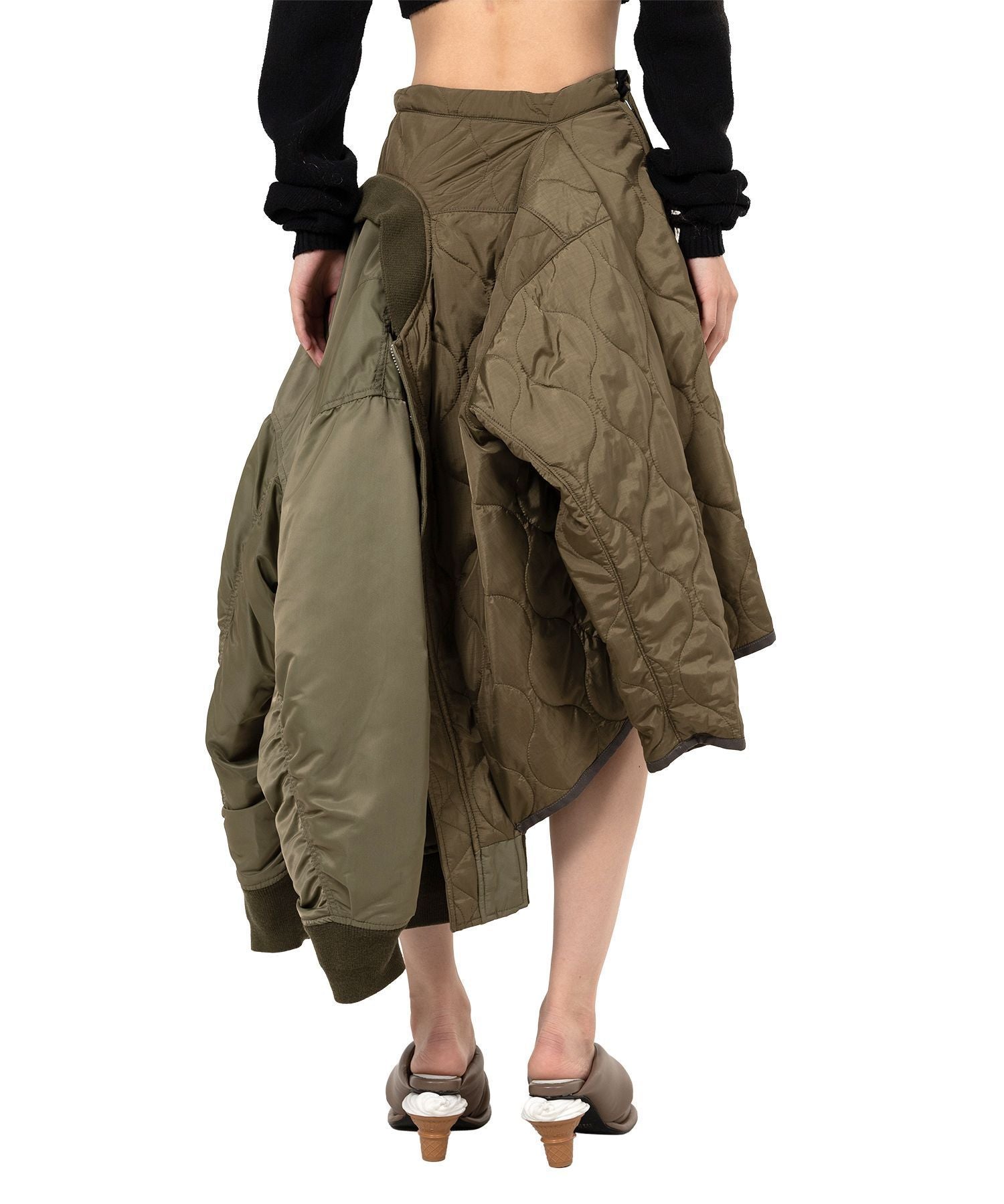 メゾンミハラヤスヒロ　Transform Flight Jacket Skirt Maison Mihara Yasuhiro（メゾン ミハラヤスヒロ）| Transform Flight