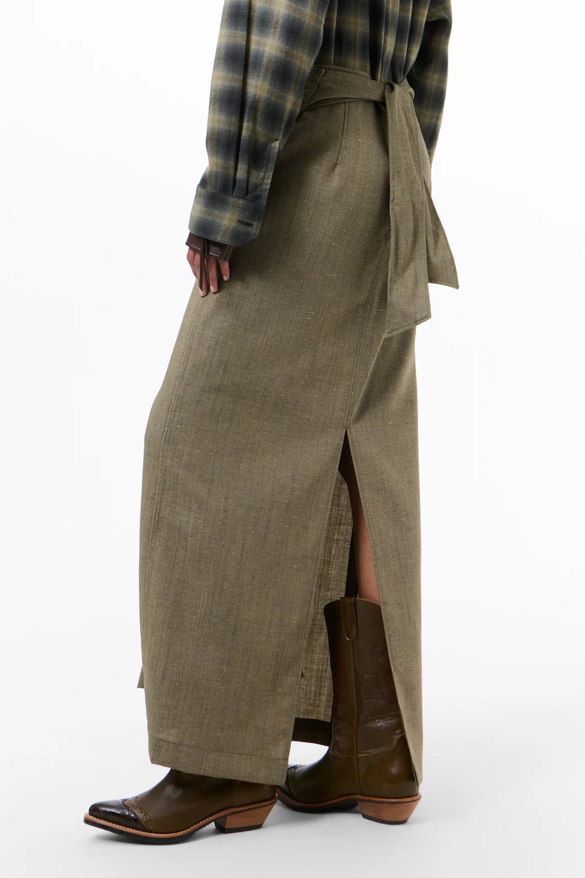 TWISTED SHIRT DRESS