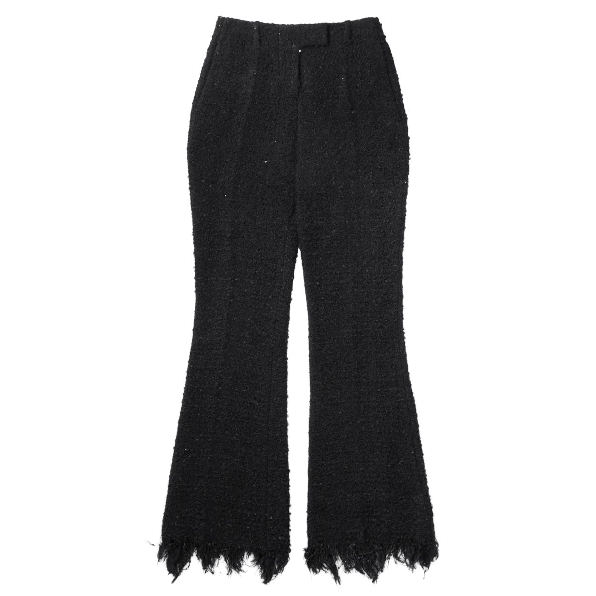MADEMOISELLE TWEED-DECHIRE CAPRI PANTS