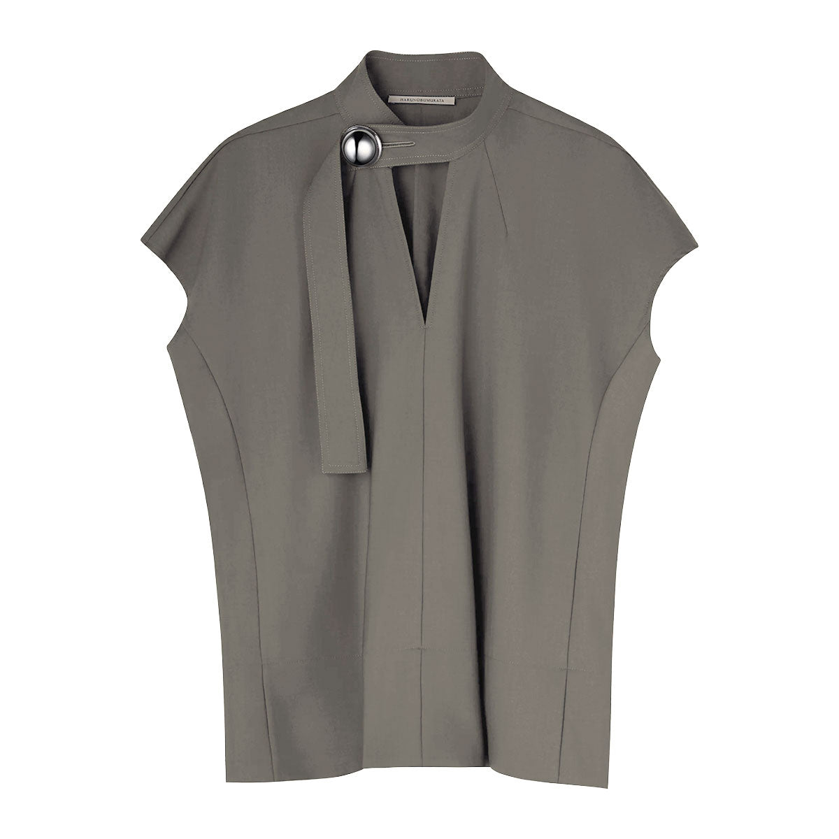 HEPBURN SL - WOOL SLEEVELESS BUTTON TOP