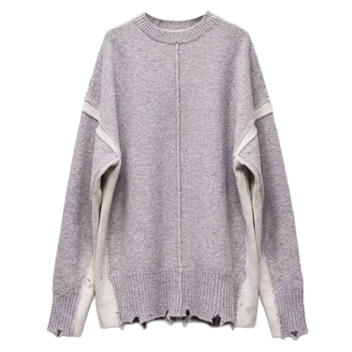 Yak-blend wool Destroy knit