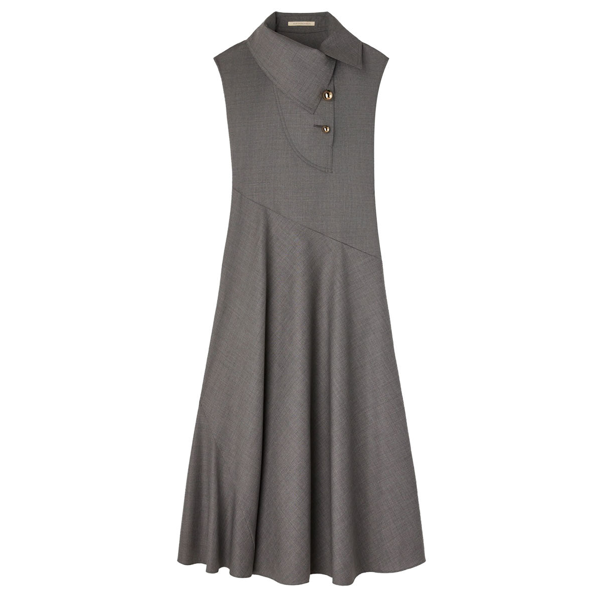 OTHILIA - SCARF DETAIL DRESS WITH BUTTONS