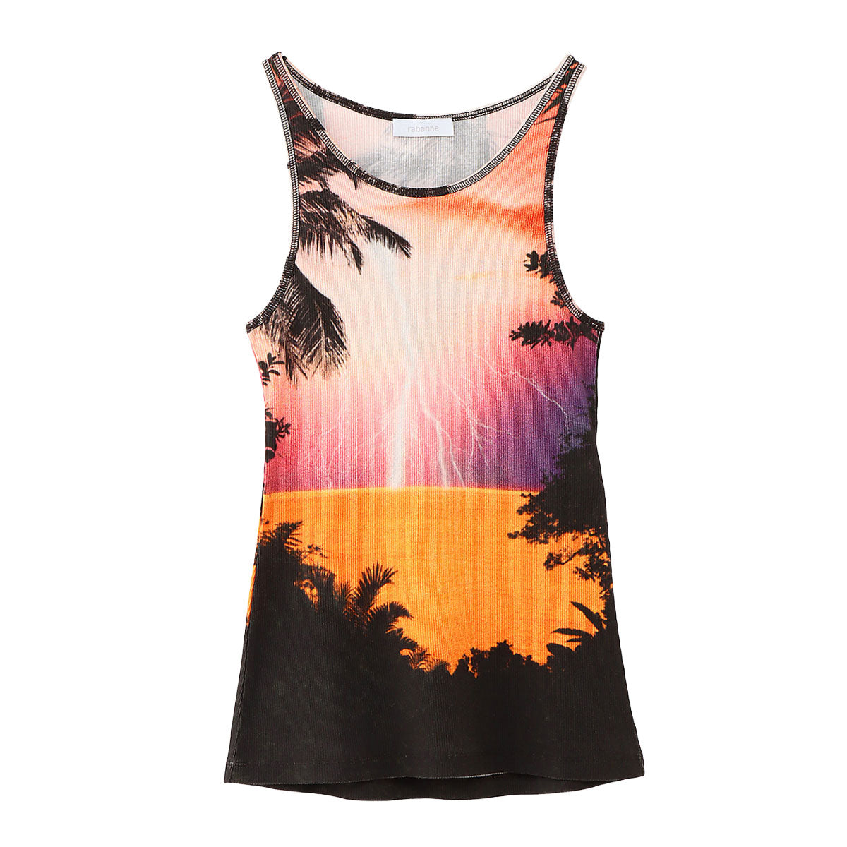 Tank top in Thunderstorm-Printed