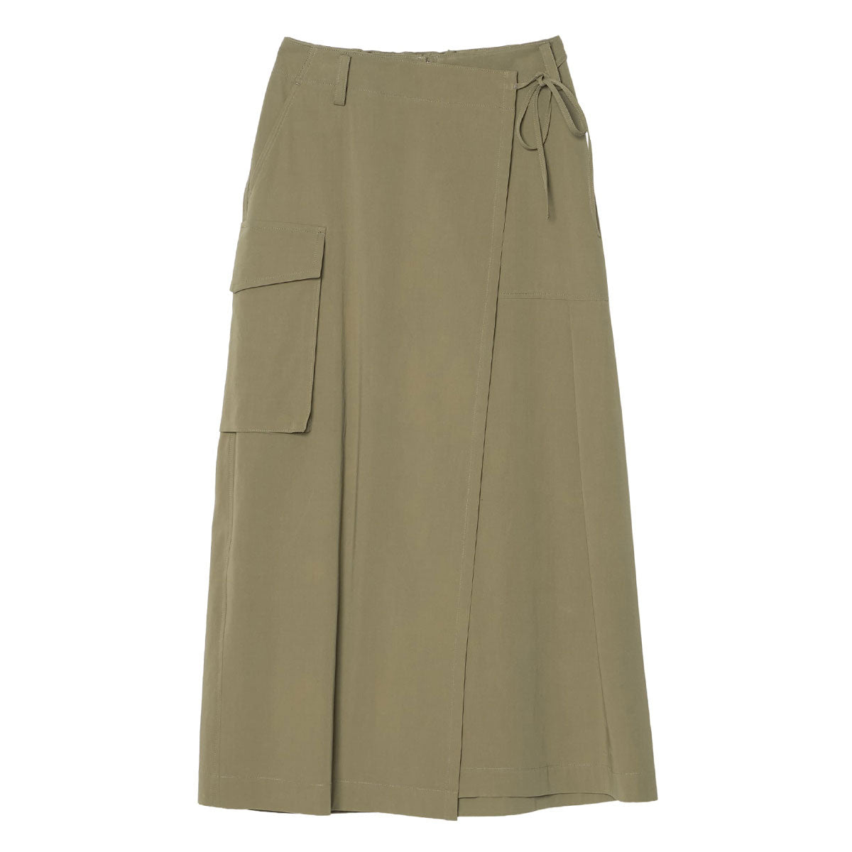 LAYERED WRAP-SKIRT
