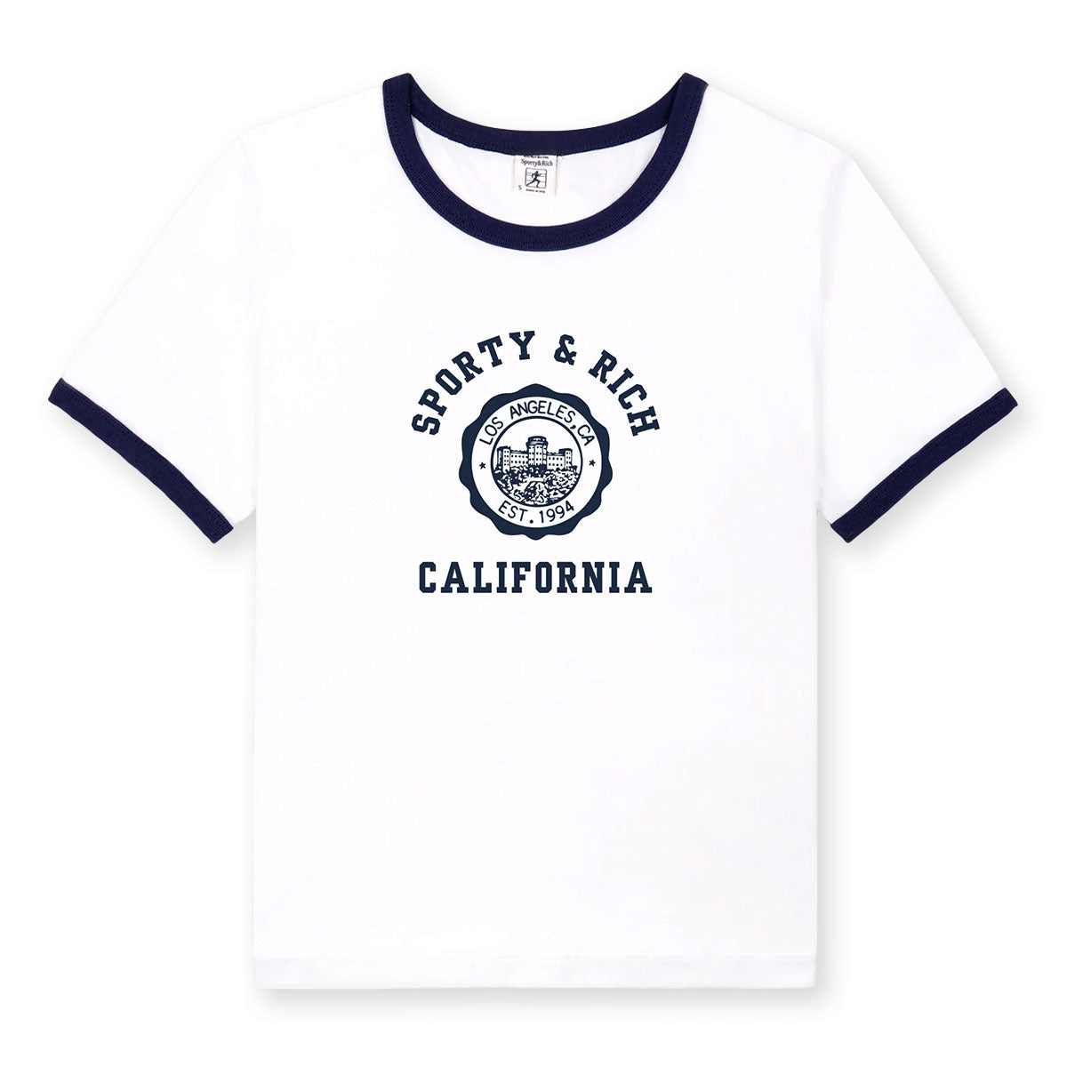 California Emblem Soft Ringer Tee