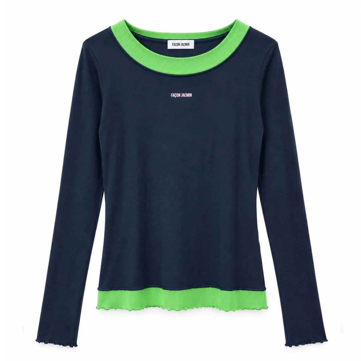 TIA top dark blue &amp; green