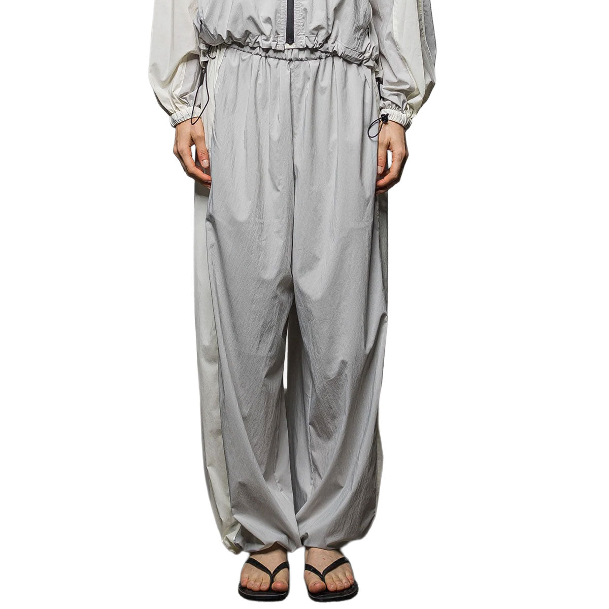 Side stripe parachute pants
