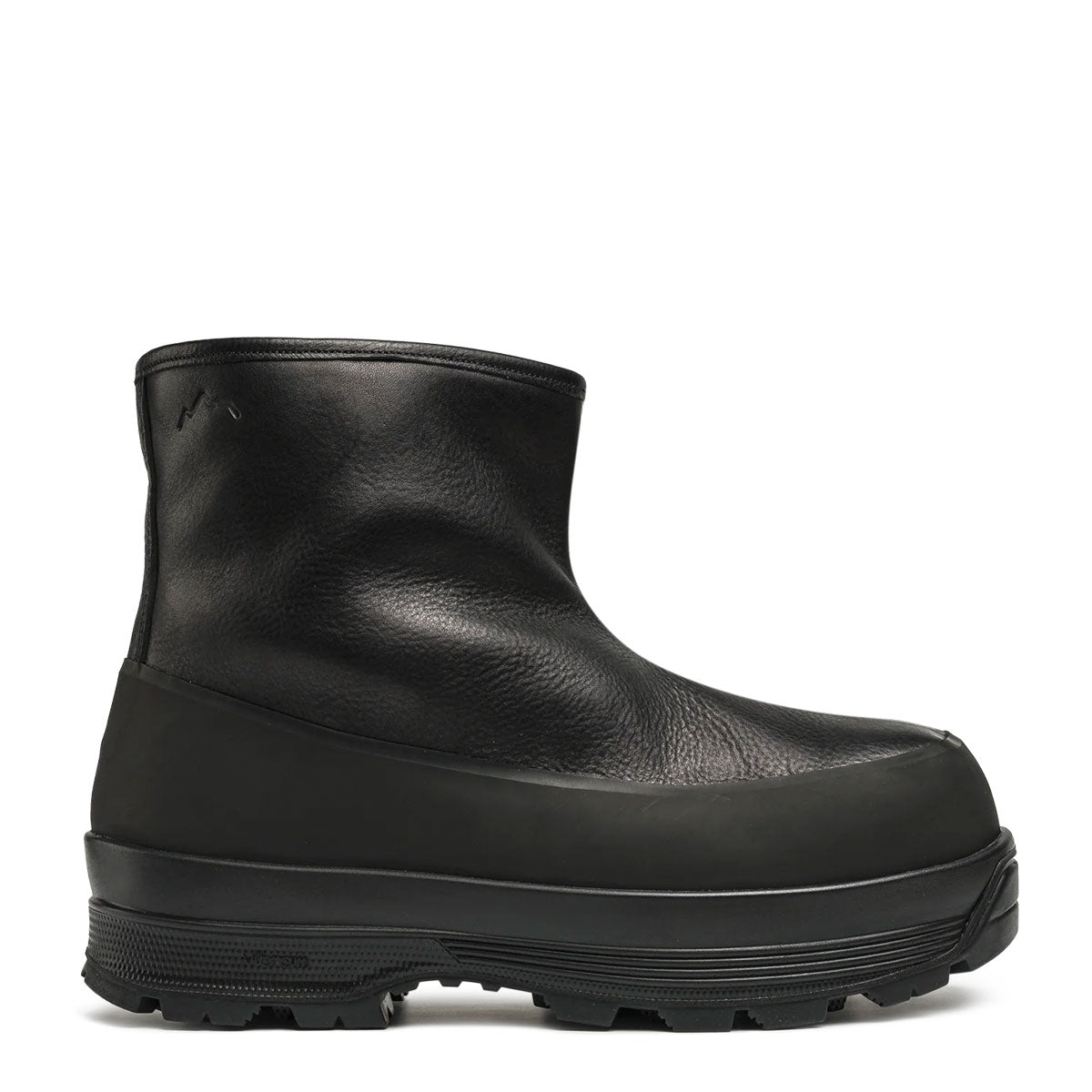 Badia Shearling Black Leather