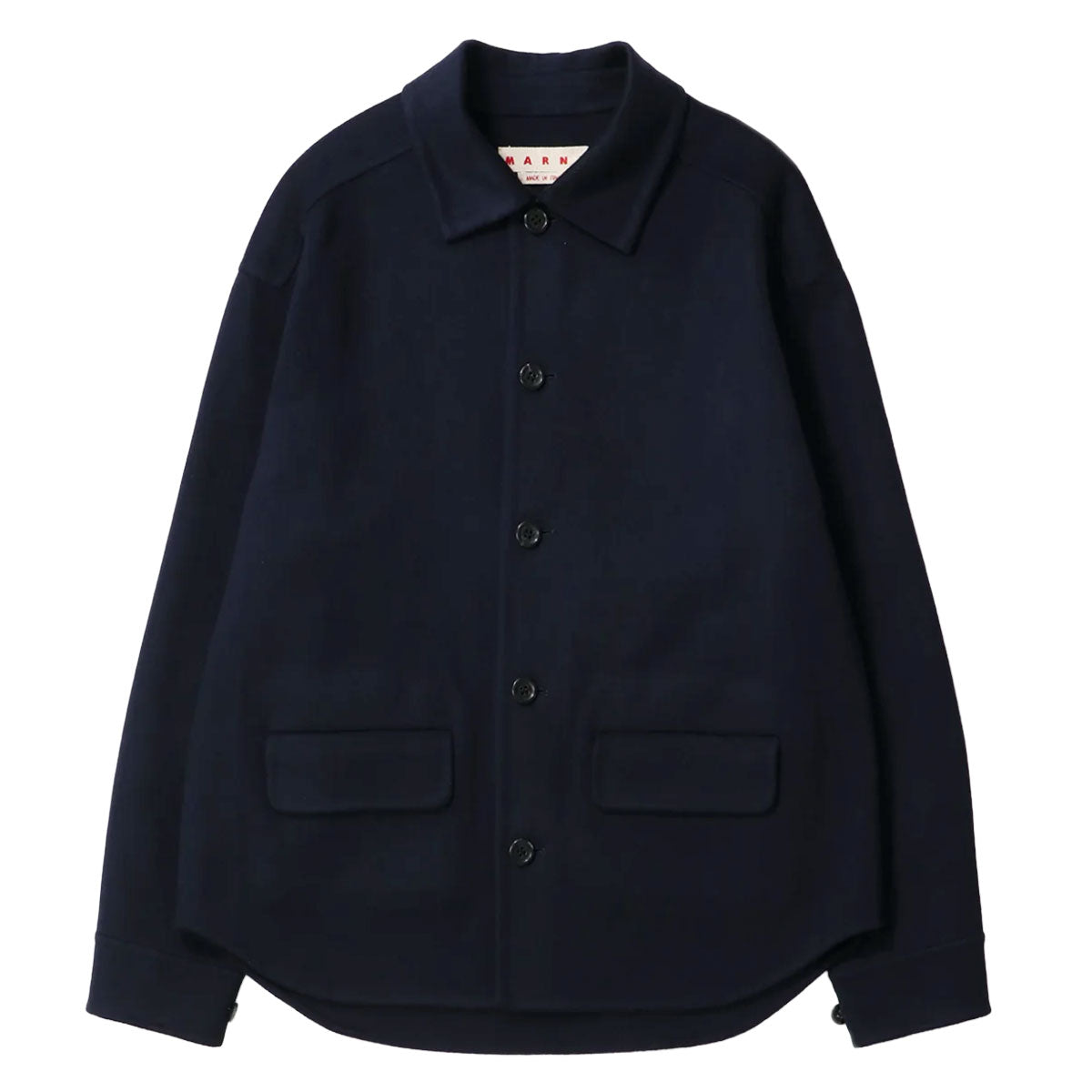 ダブルウールカシミヤ シャツジャケット