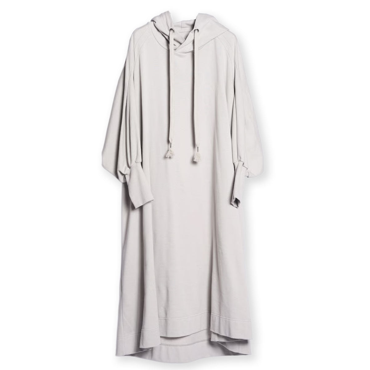 “BASICS” 40/20 Cotton Fleece Hooded Dress