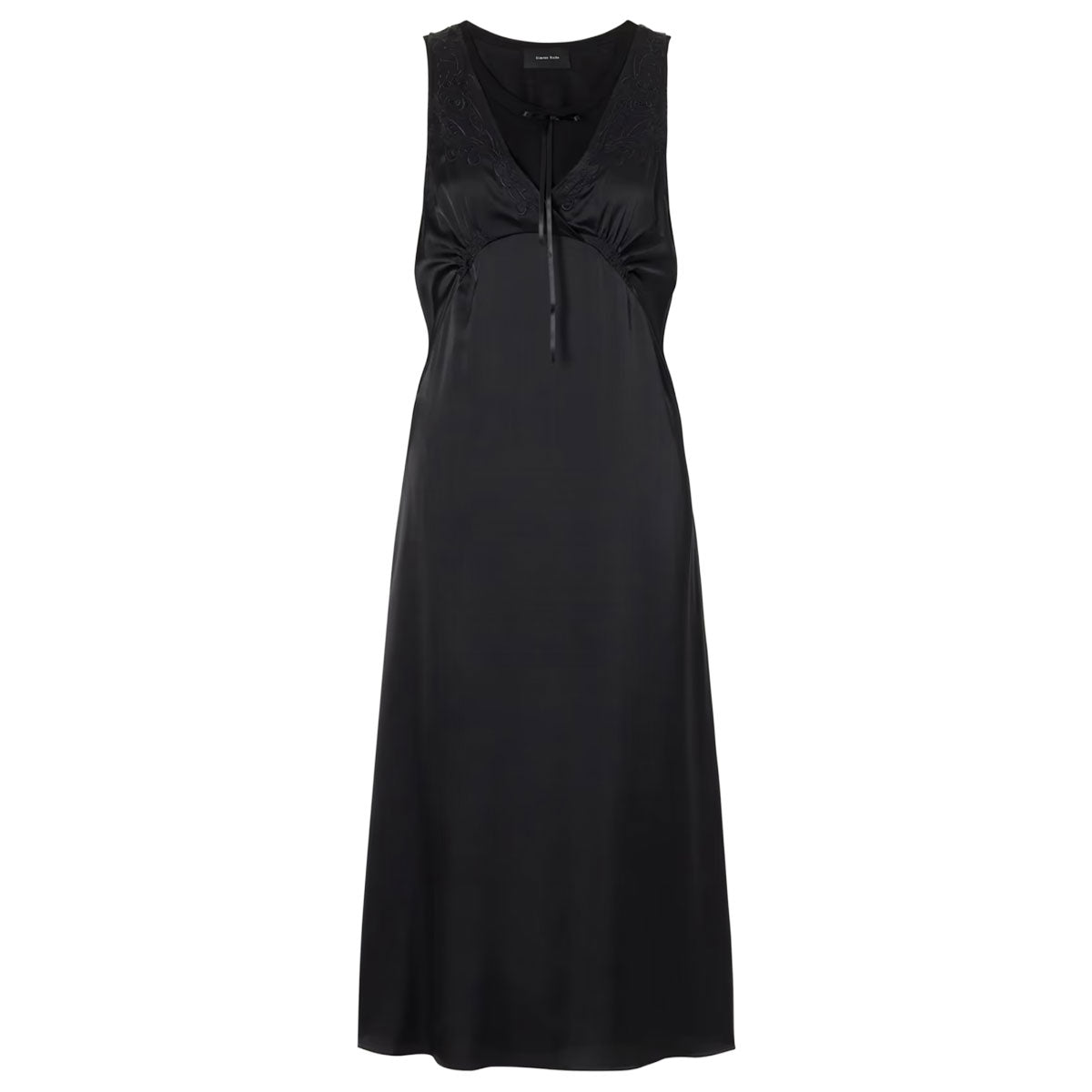 Patchwork Satin Negligee Dress
