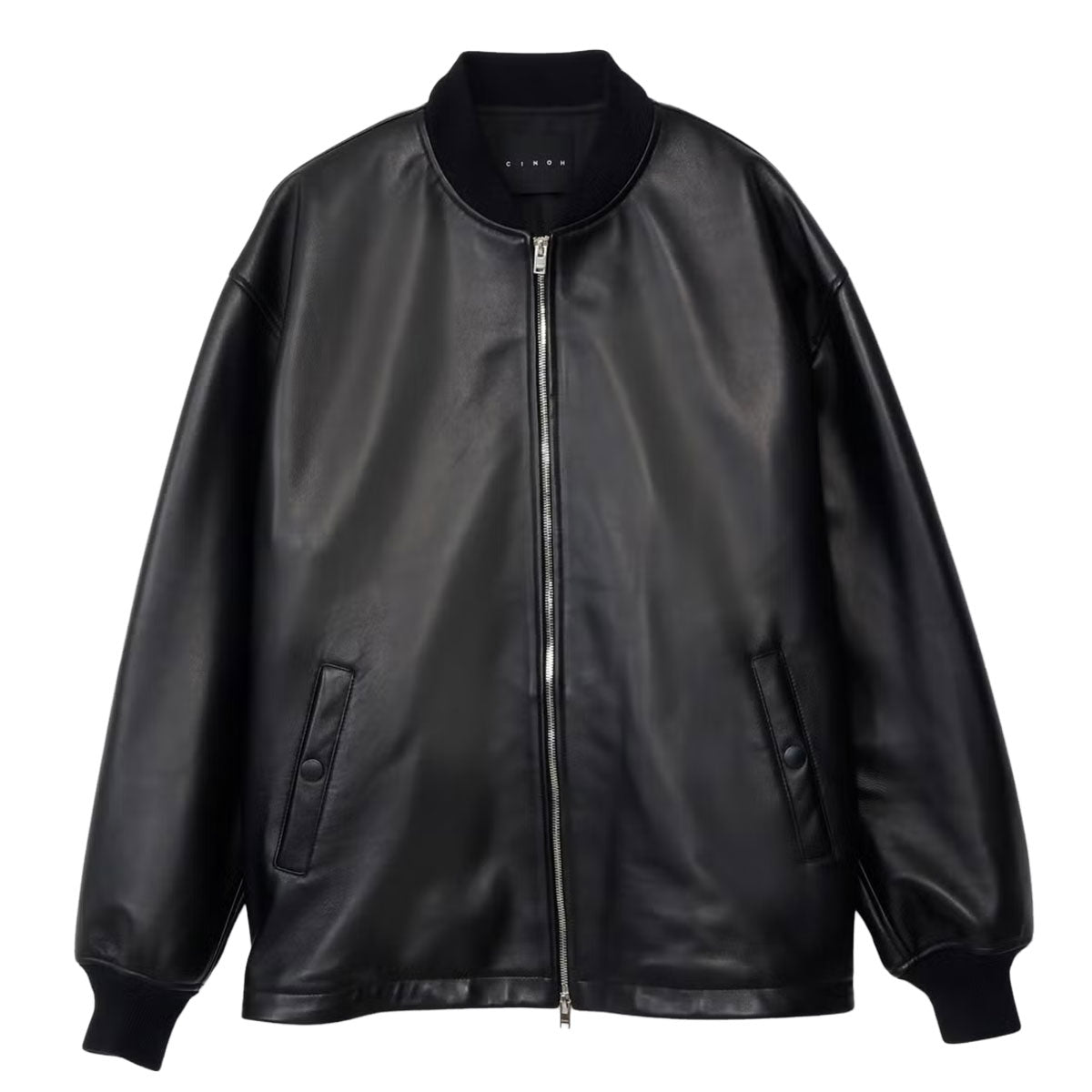 LEATHER BLOUSON
