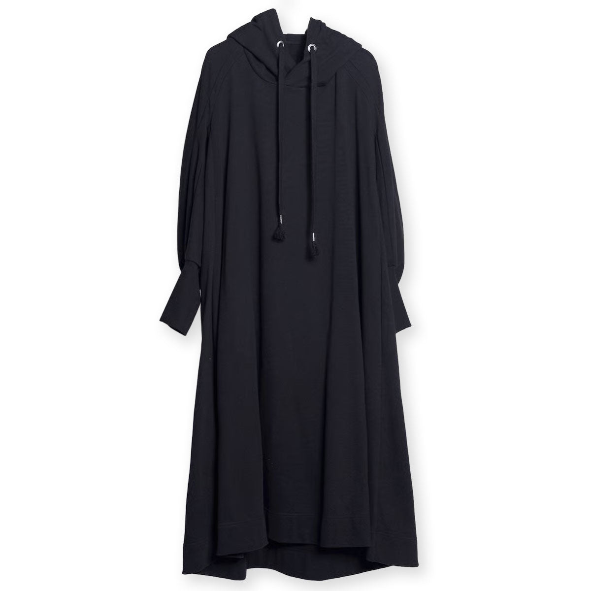 “BASICS” 40/20 Cotton Fleece Hooded Dress