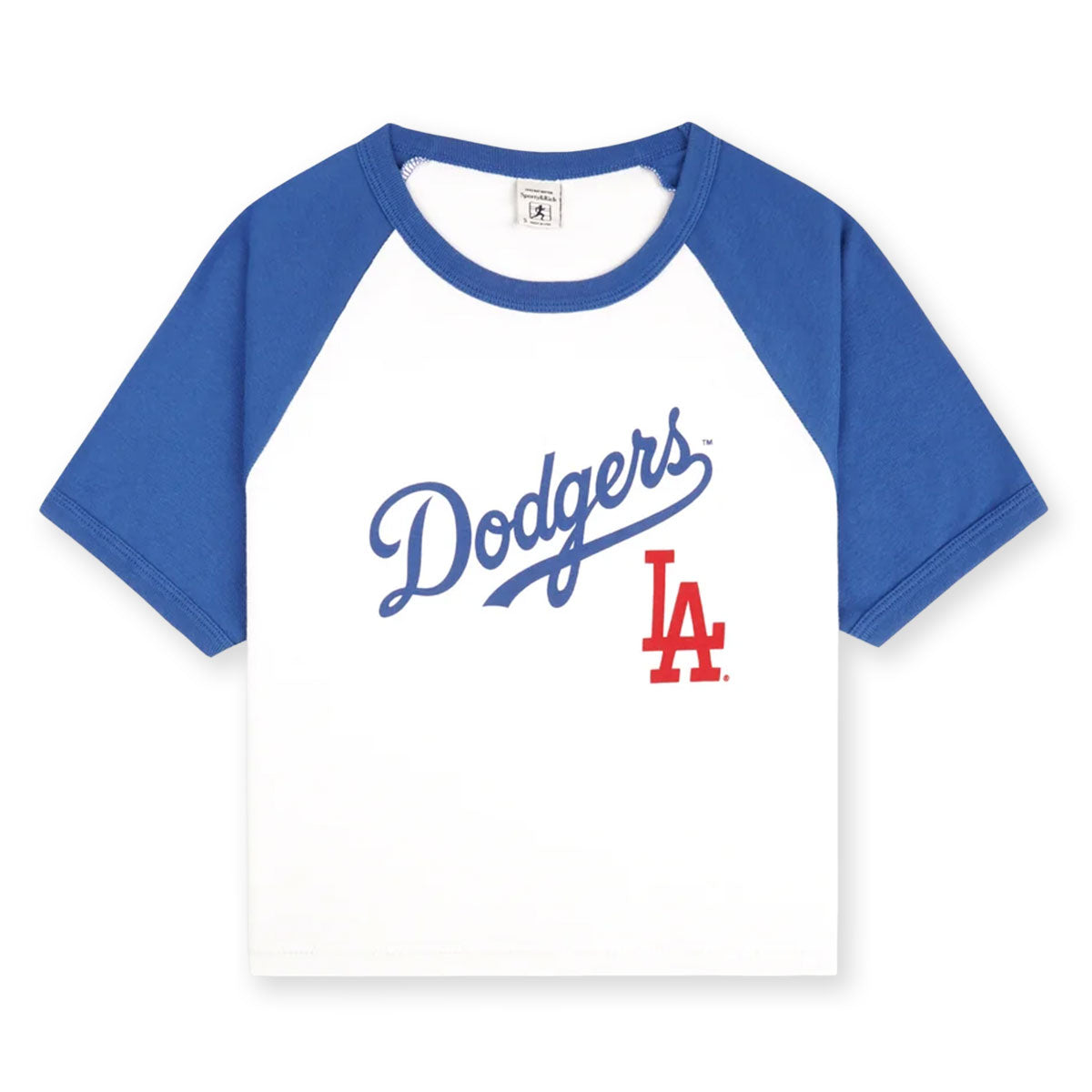 Dodgers Serif Baby Baseball Tee