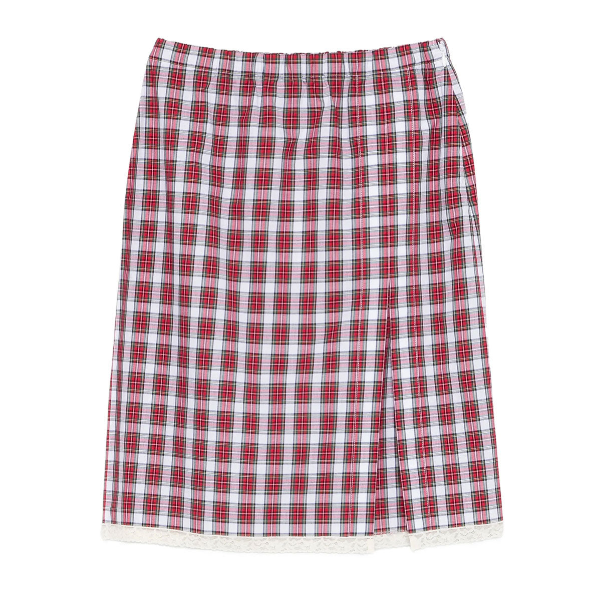 Pencil skirt with slit