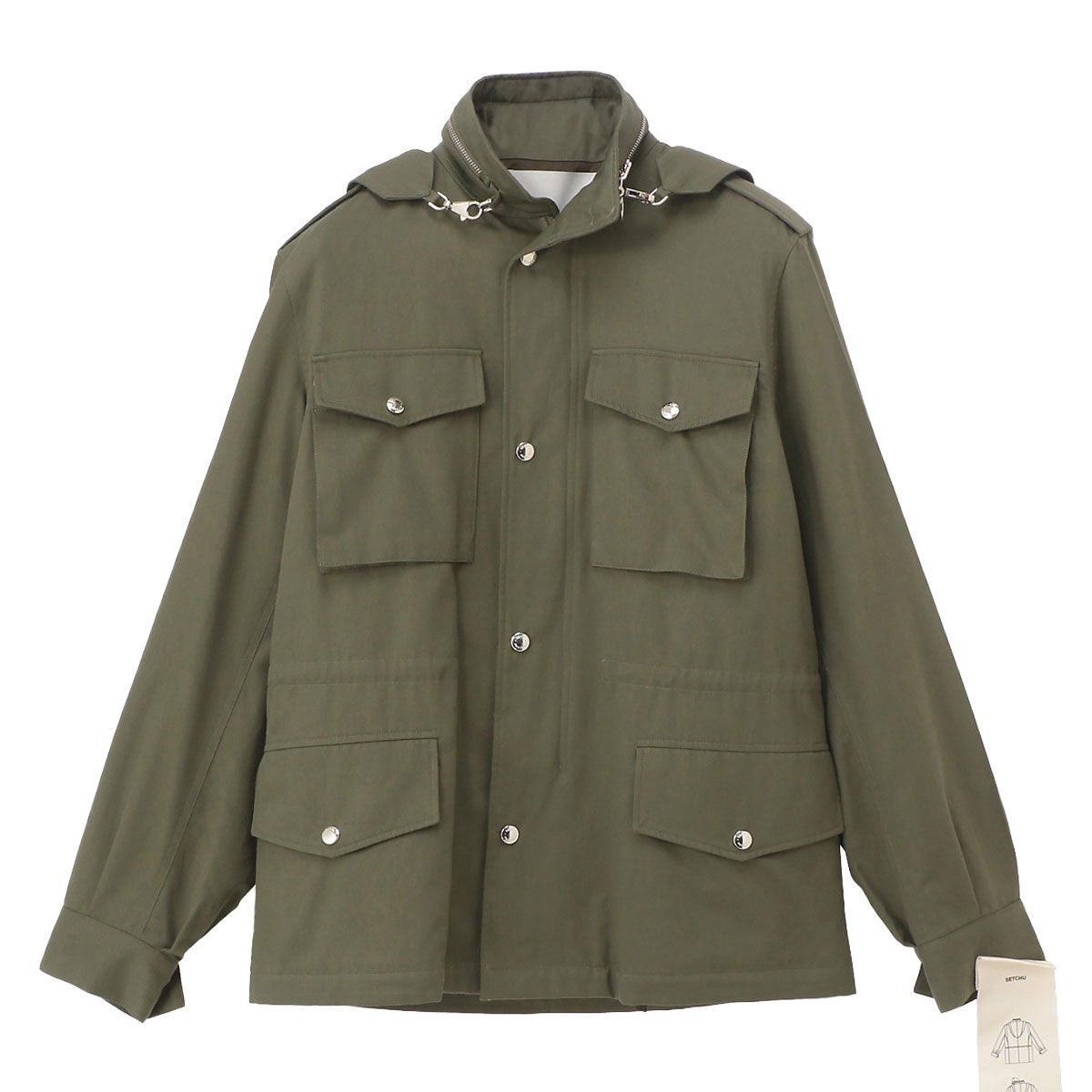 SAFARI BAG JACKET COTTON CASHMERE