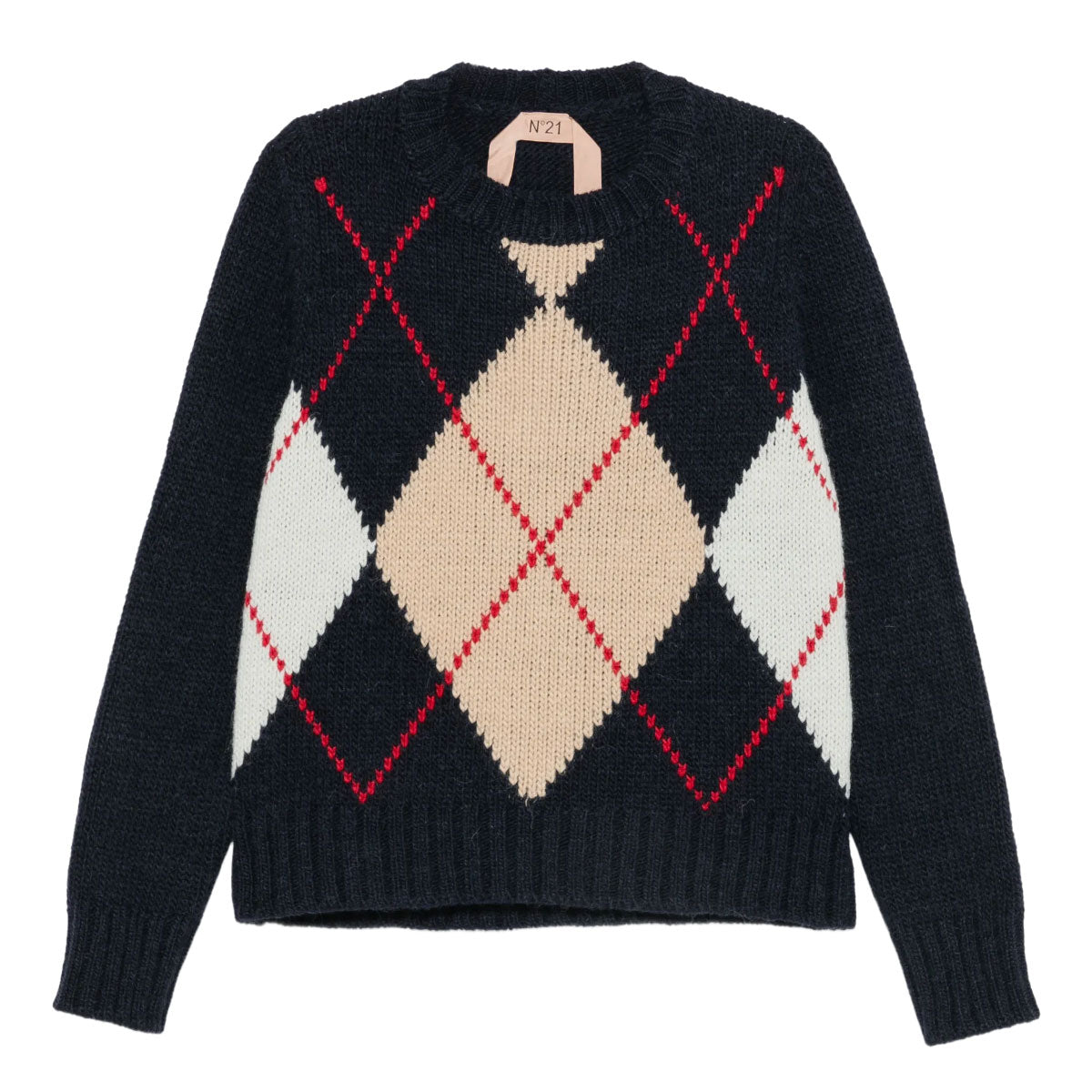 Argyle Knit Sweater