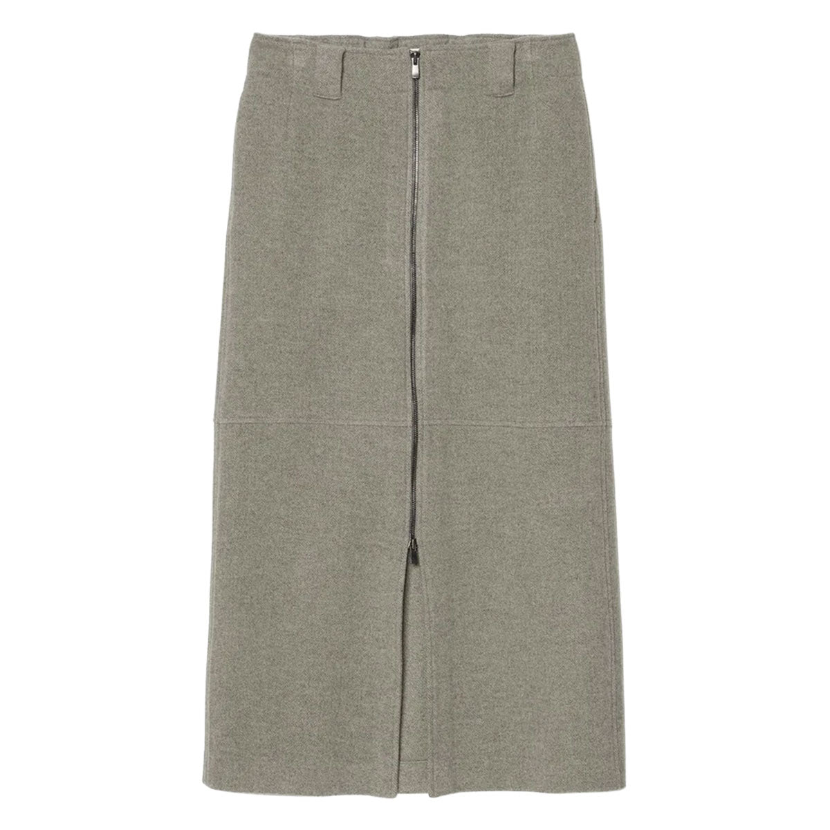 ZIP-UP STRAIGHT SKIRT