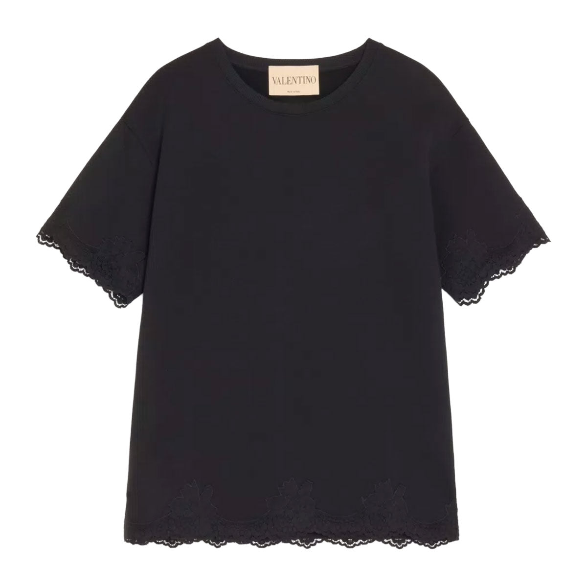 レース コットン Tシャツ