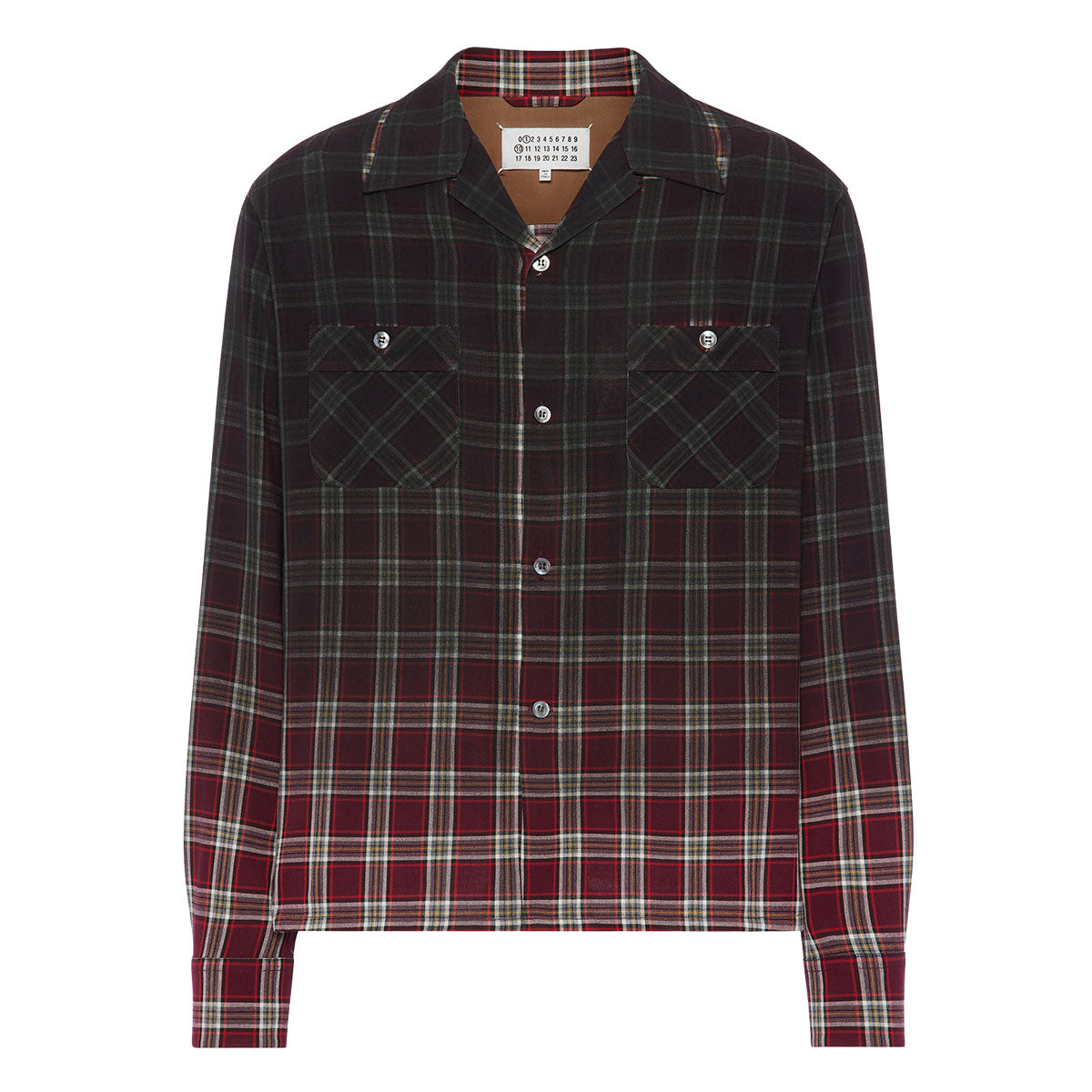 メゾンマルジェラ　チェックシャツ　Maison Margiela Maison Margiela（メゾン マルジェラ）| フェイデッドチェックシャツ