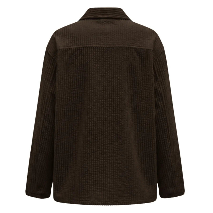 Bill Unlined Exaggerated Wale Corduroy Workwear Jacket