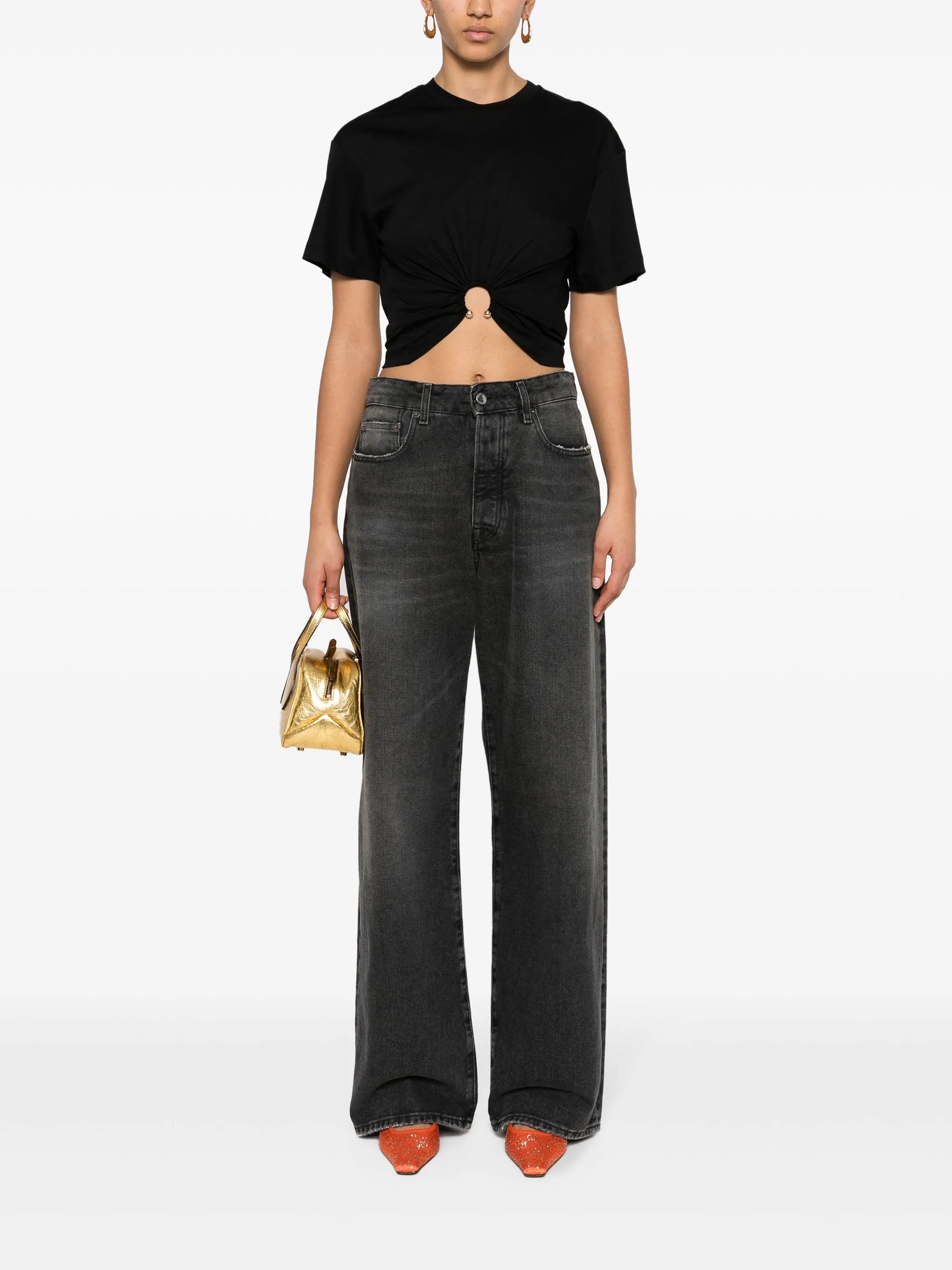 t-shirt with piercing