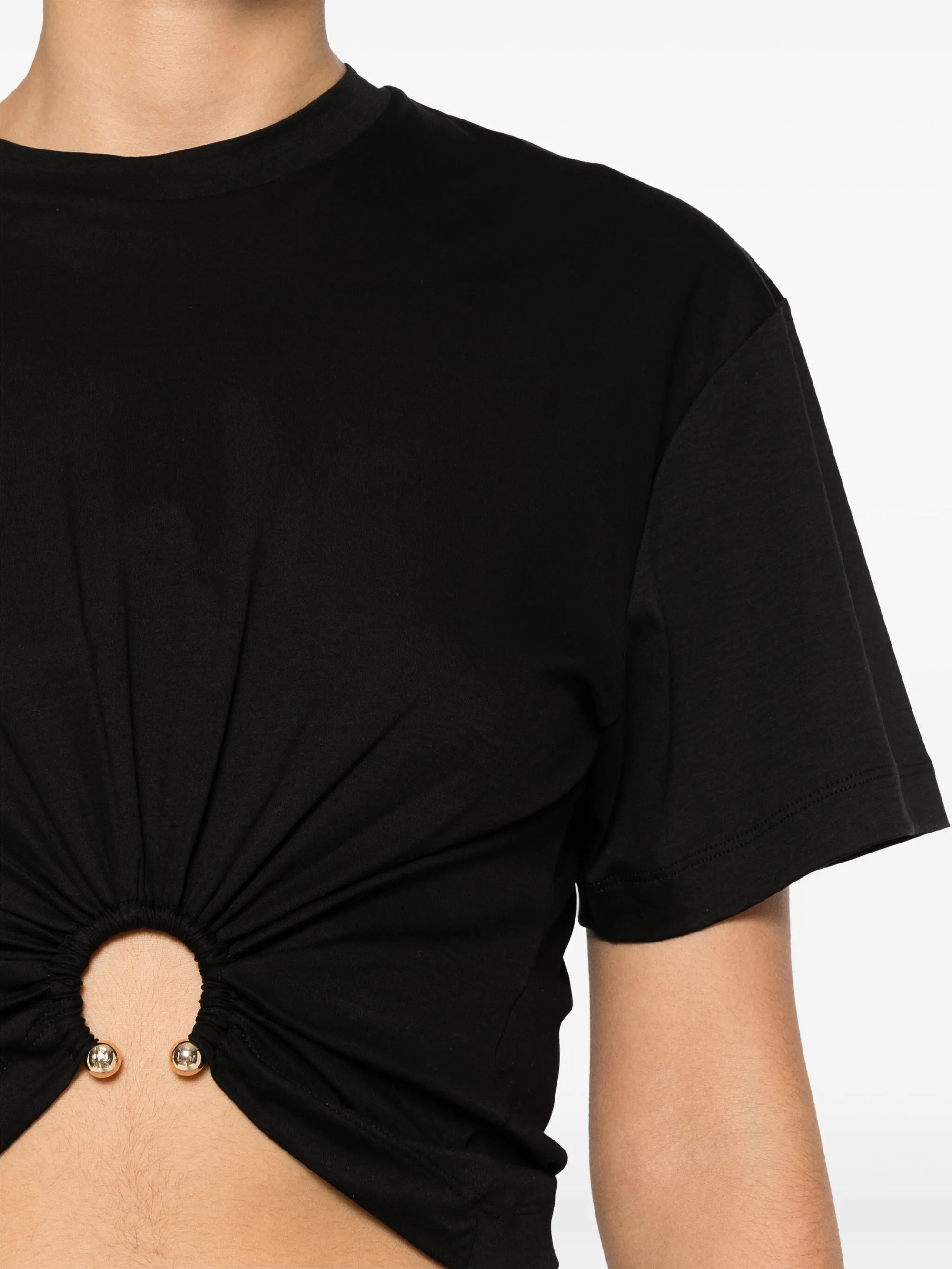 t-shirt with piercing