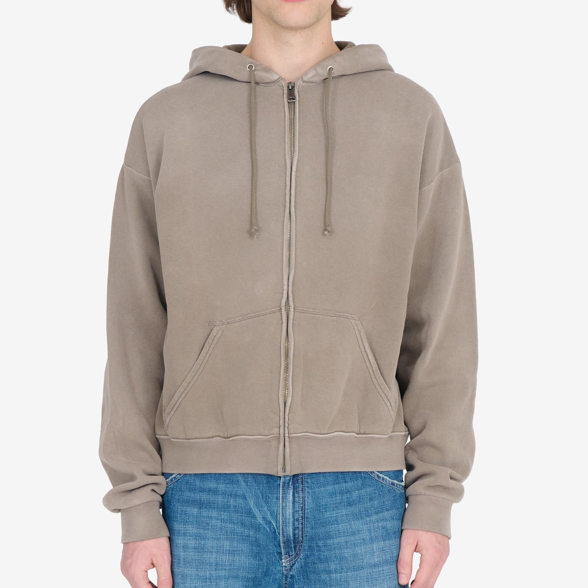 4ステッチ ジップフーディ