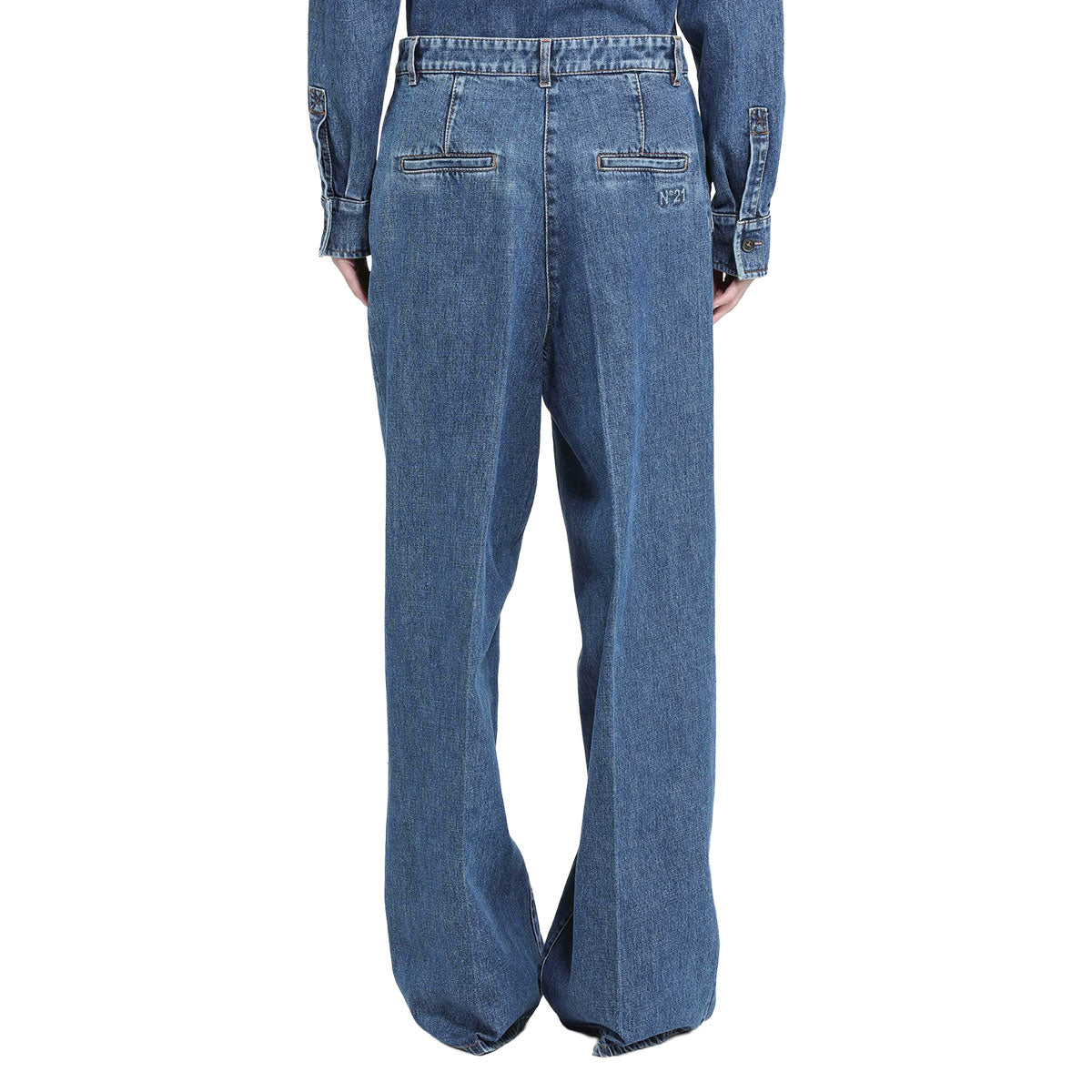 Palazzo denim trousers