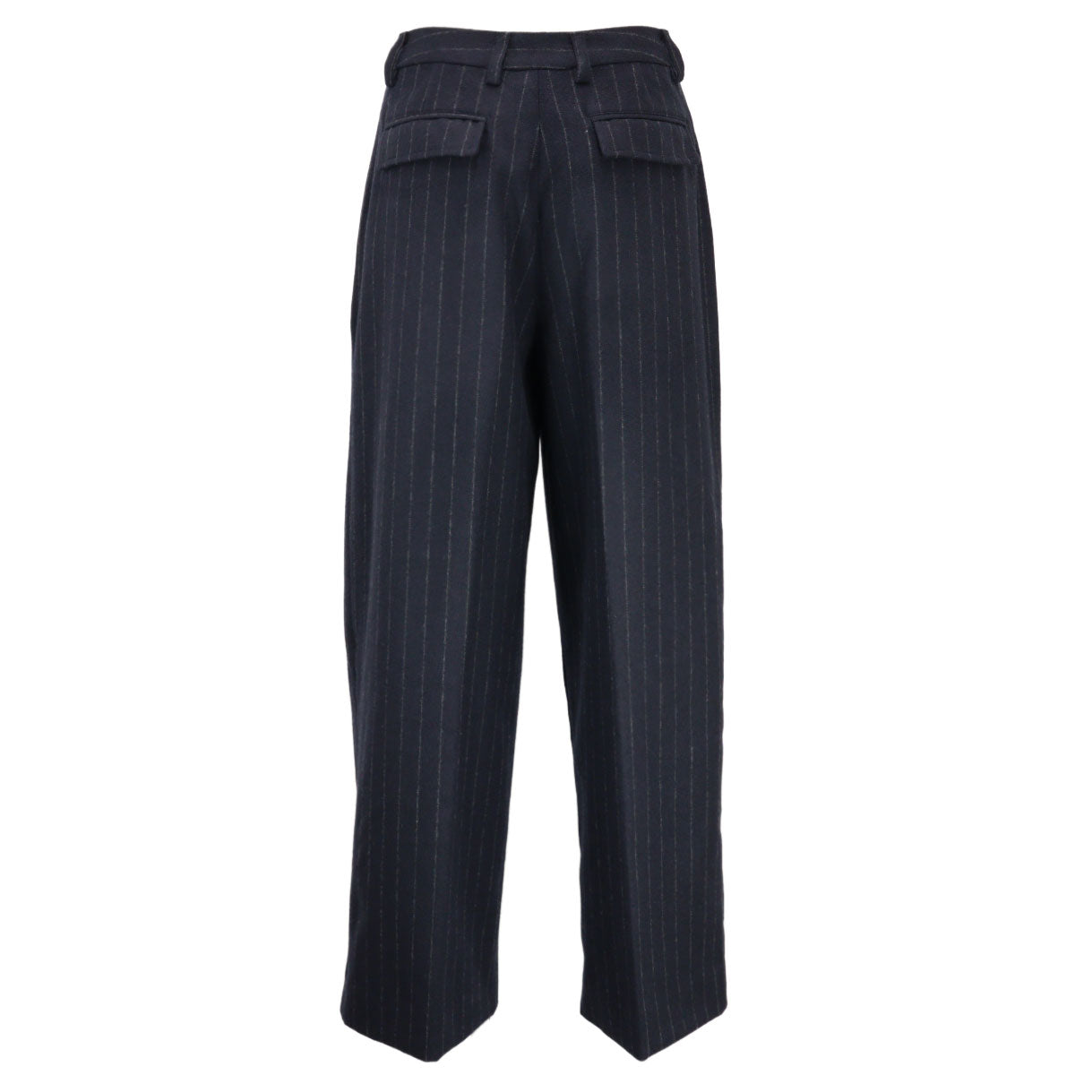 AXEL WOOL BLEND PINSTRIPE TROUSERS