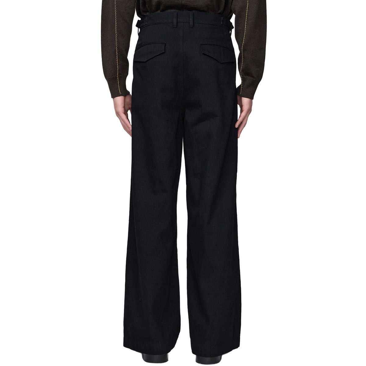 TWO TUCKS BUGGY PANTS